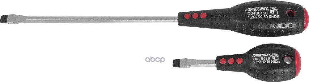 Отвертка шлицевая FULL STAR SL0,8x4,0x80 мм . JONNESWAY D04S480 Jonnesway арт. D04S480