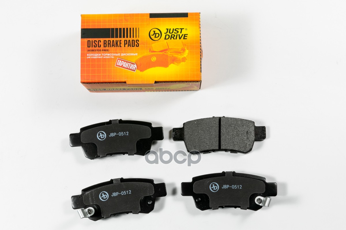 Jbp0512 Колодки Тормозные Дисковые, Задние Jd Jbp0512 Just Drive арт. JBP0512