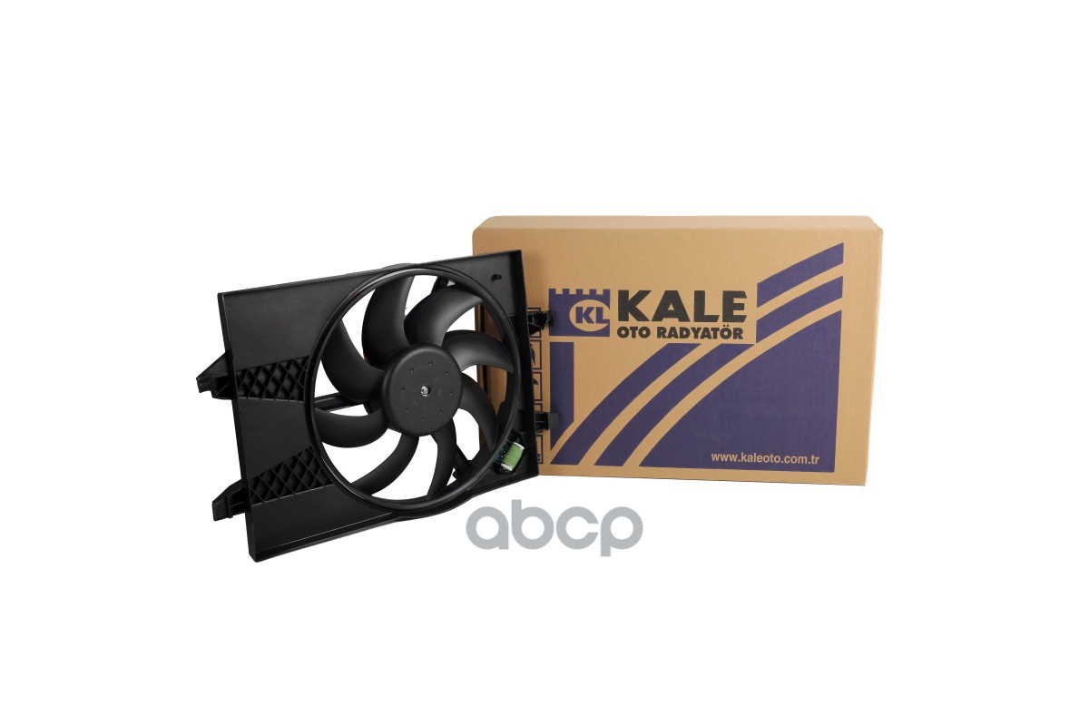 Вентилятор Радиатора Ford Fiesta (01-), Fusion (02-) С Кожухом И Резистором KALE арт. 417700