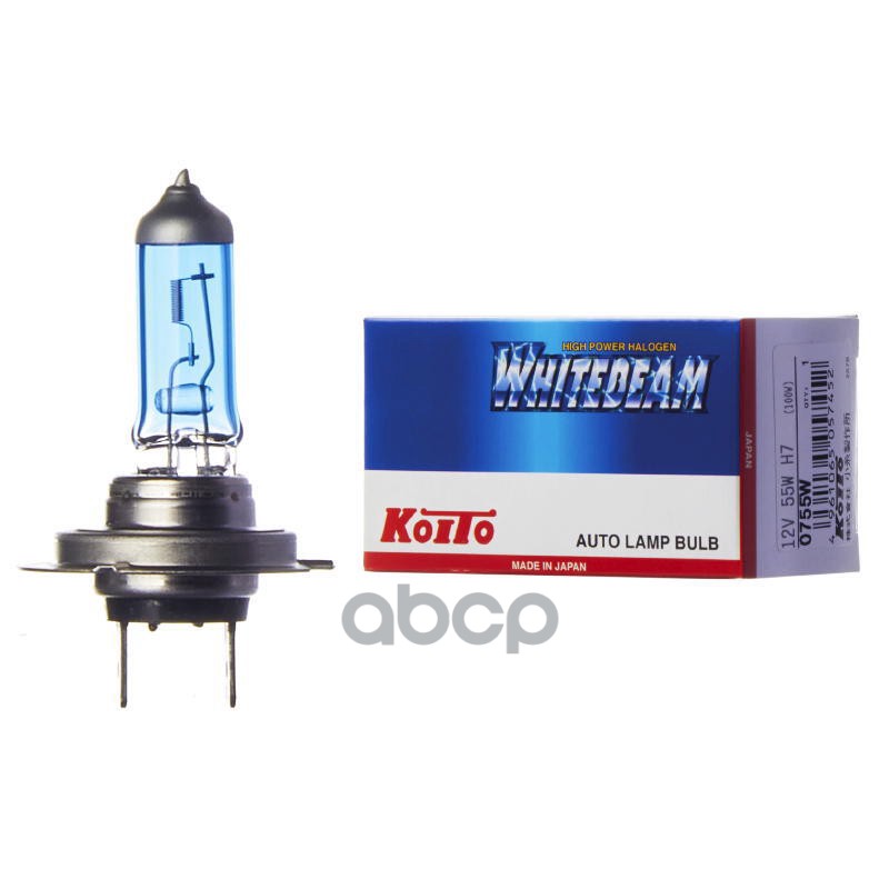 Лампа 12V H7 55W Px26d 4200K Koito Whitebeam 1 Шт. Картон 0755W KOITO арт. 0755W