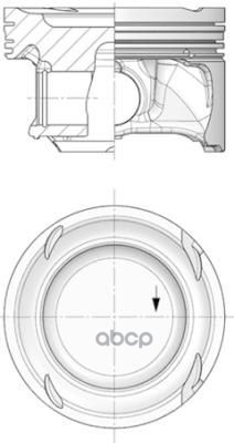 Поршень Двс Mb (M274) 2.0/2.5 13- Std KOLBENSCHMIDT арт. 40862600