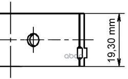 Вкладыши Шатун К-Т Opel KOLBENSCHMIDT арт. 77272620