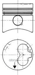 Поршень Двс Vw Lt28-50 2.4Td =76.5 1.75X2x3 +1.0 83> KOLBENSCHMIDT арт. 90732620