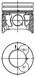 Поршень Двс Citroen. Peugeot 2.0Hdi 16V =853.5X2x3 +0.60 00> KOLBENSCHMIDT арт. 99700610