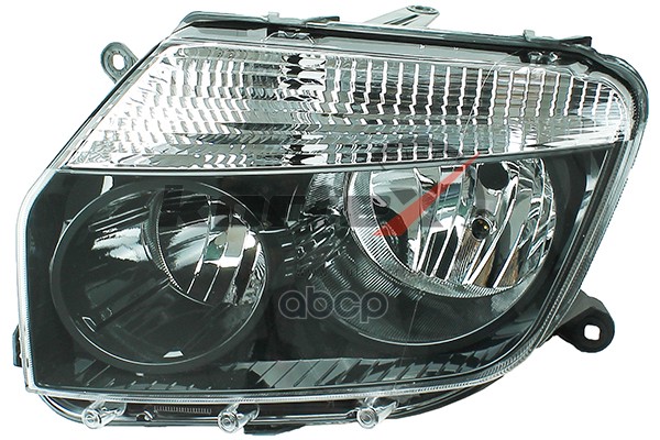 Фара RENAULT DUSTER -13 лев. (черная) KORTEX арт. KHL8021STD