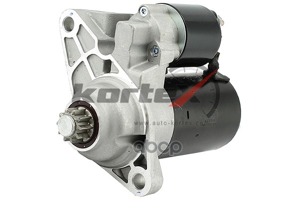 Стартер AUDI/VW A3/GOLF 5/PASSAT/OCTAVIA/FABIA 1.2-1.4TFSI/TSI/POLO SEDAN (11-) 1.6i KST019 KORTEX арт. KST019