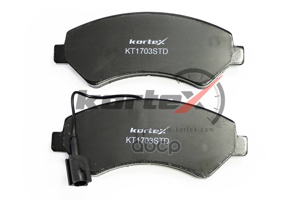 Колодки торм. CITROENPEUGEOTFIAT JUMPERBOXERDUCATO перед.к-т KT1703STD KORTEX арт. KT1703STD