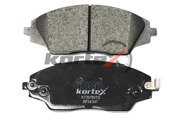 Колодки торм. CHEVROLET AVEO (T300) 12- перед. к-т KT3579STD KORTEX арт. KT3579STD