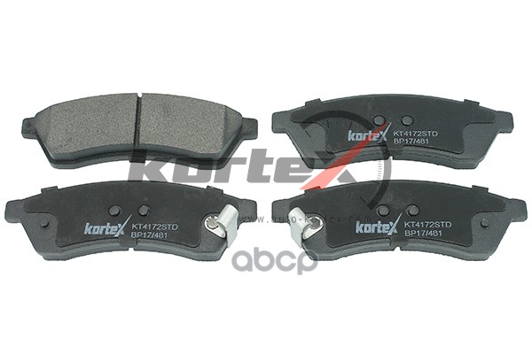 Колодки торм. CHEVROLET EPICA 06- зад.к-т KT4172STD KORTEX арт. KT4172STD
