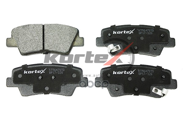 Колодки торм. HYUNDAI SOLARIS 17- зад.к-т KT5647STD KORTEX арт. KT5647STD