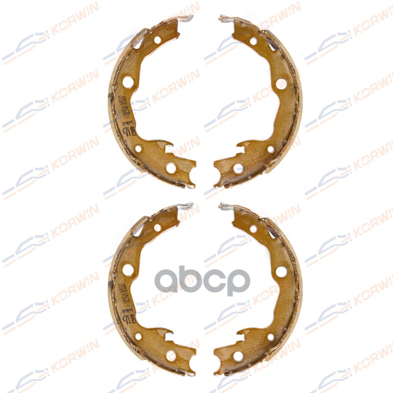 Колодки Тормозные Барабанные Ecoline. Nissan Juke 10-/Tiida 04-/X-Trail 07- KORWIN арт. KWBS0016E