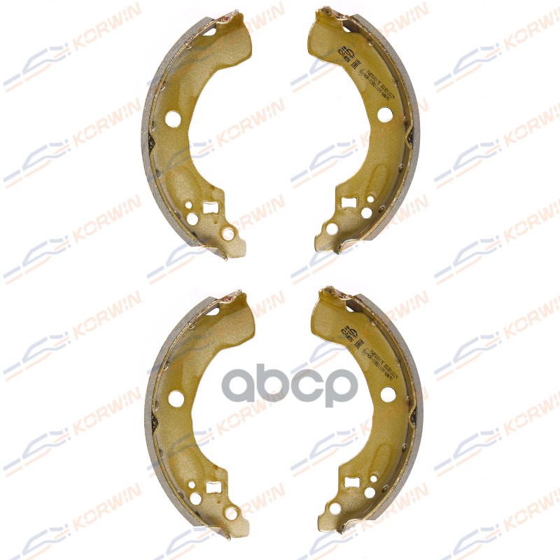 Колодки Тормозные Барабанные Зад. Ecoline. Nissan Almera (N16) 00-06 KORWIN арт. KWBS0017E