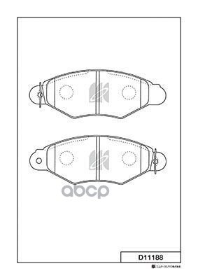 Disk Brake Pads Kashiyama арт. d11188