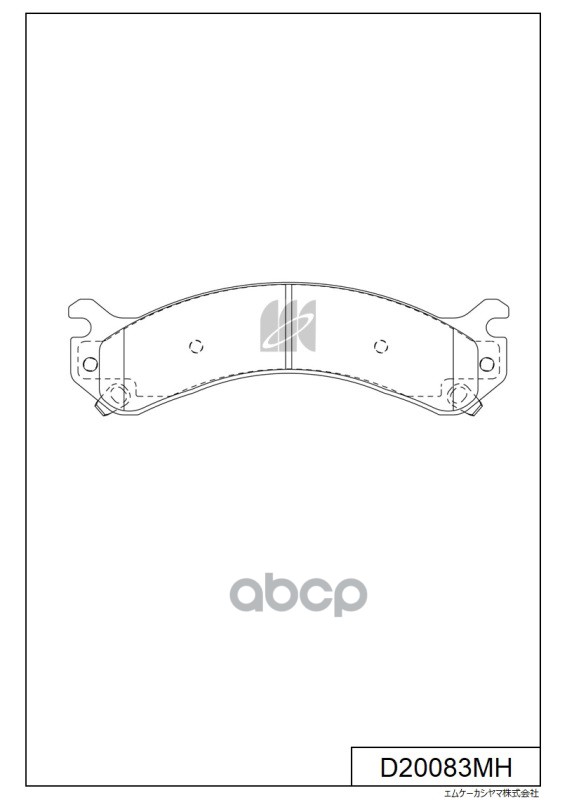 Disk Brake Pads Kashiyama арт. d20083mh