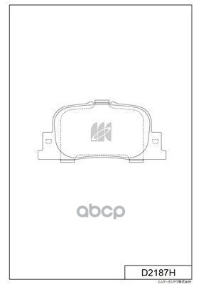 Колодки Тормозные Дисковые Задн. Toyota Camry 2.2I,3.0I 00-01 D2187h Kashiyama арт. D2187H