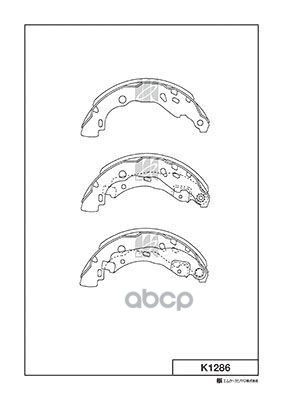 Brake Shoe Kashiyama арт. k1286