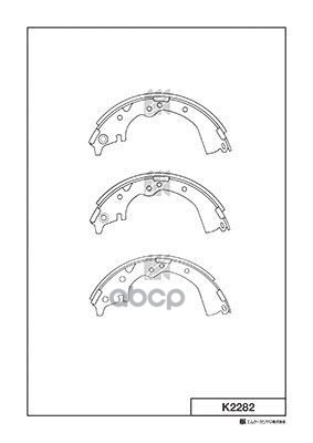 Колодки Тормозные Барабанные Toyota Kashiyama арт. k2282