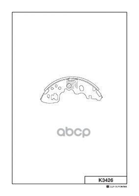 Колодки Тормозные Барабанные K3426 Kashiyama арт. K3426