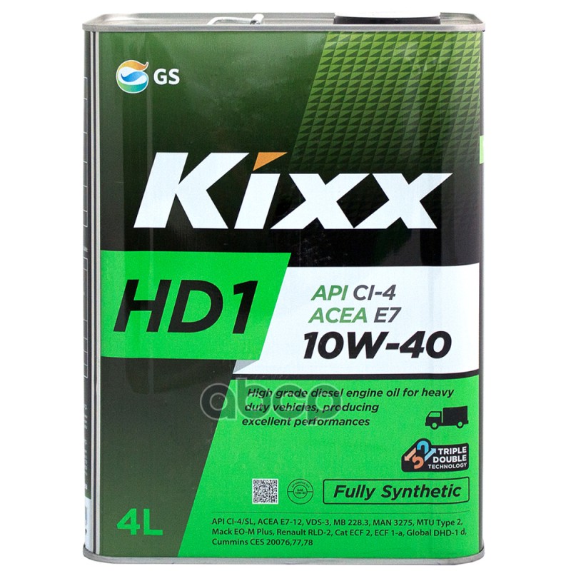Kixx Масло моторное KIXX HD1 10W-40 синтетическое 4 л L206144TE1
