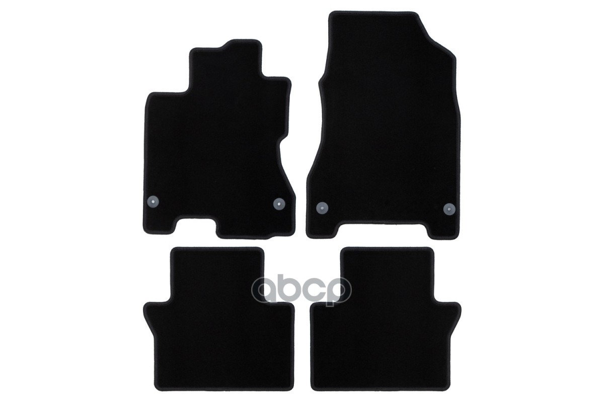 Коврики В Салон Klever Econom Renault Koleos 2008-2011, 2011-2013, 2013-2016, Кросс., 4 Шт. (Текстиль) / Рено Колеос Klever а...