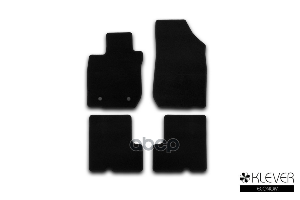 Коврики в салон Klever Econom RENAULT Logan 2004-2009, 2010-2014 сед., 4 шт. (текстиль) / Рено Логан Klever арт. KLEVER014125...