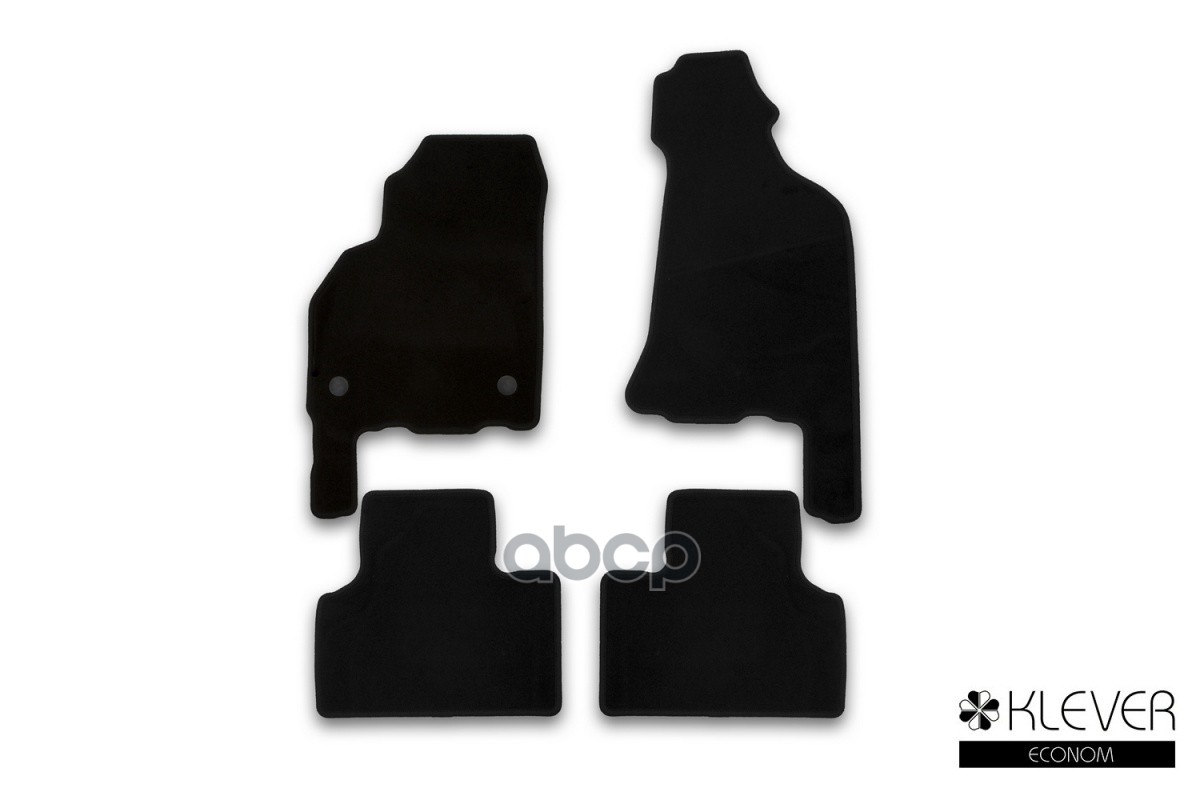 Коврики В Салон Klever Econom Lada Priora 2007-2013, 2013-2018, Хб., Сед., 4 Шт. (Текстиль) / Лада Приора Klever арт. KLEVER0...