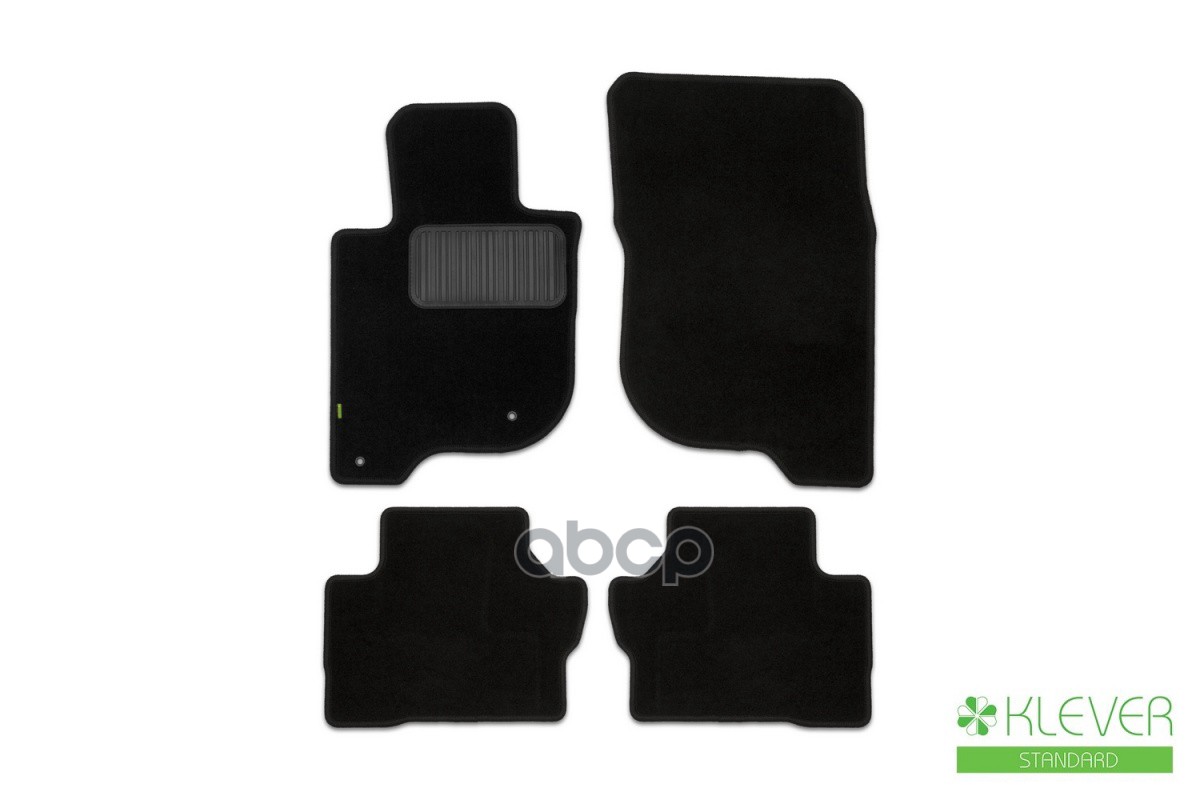 Коврики В Салон Klever Standard Mitsubishi Pajero Sport, 2015-2021, 2019-, Кросс., 4 Шт. (Текстиль) / Митсубиси Паджеро Спорт...