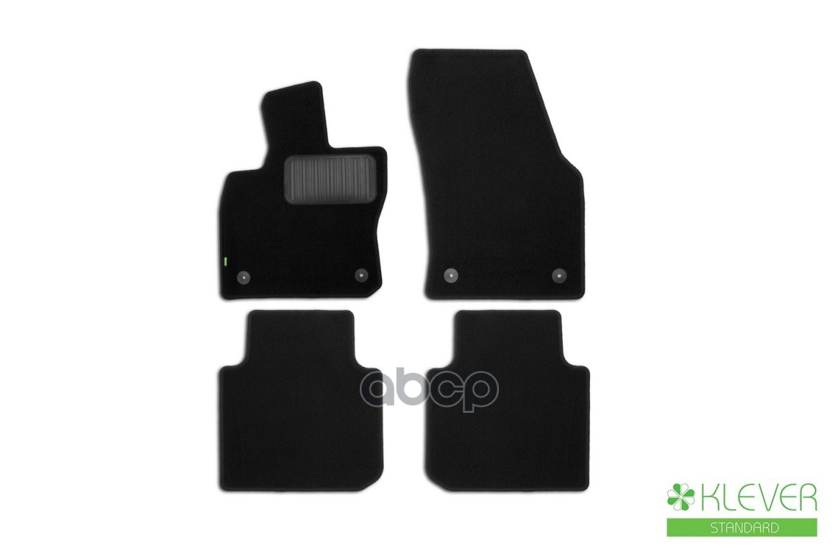 Коврики В Салон Klever Standard Skoda Kodiaq, 2016-, Кросс., 4 Шт. (Текстиль) / Шкода Кодиак Klever арт. KLEVER02451901210kh