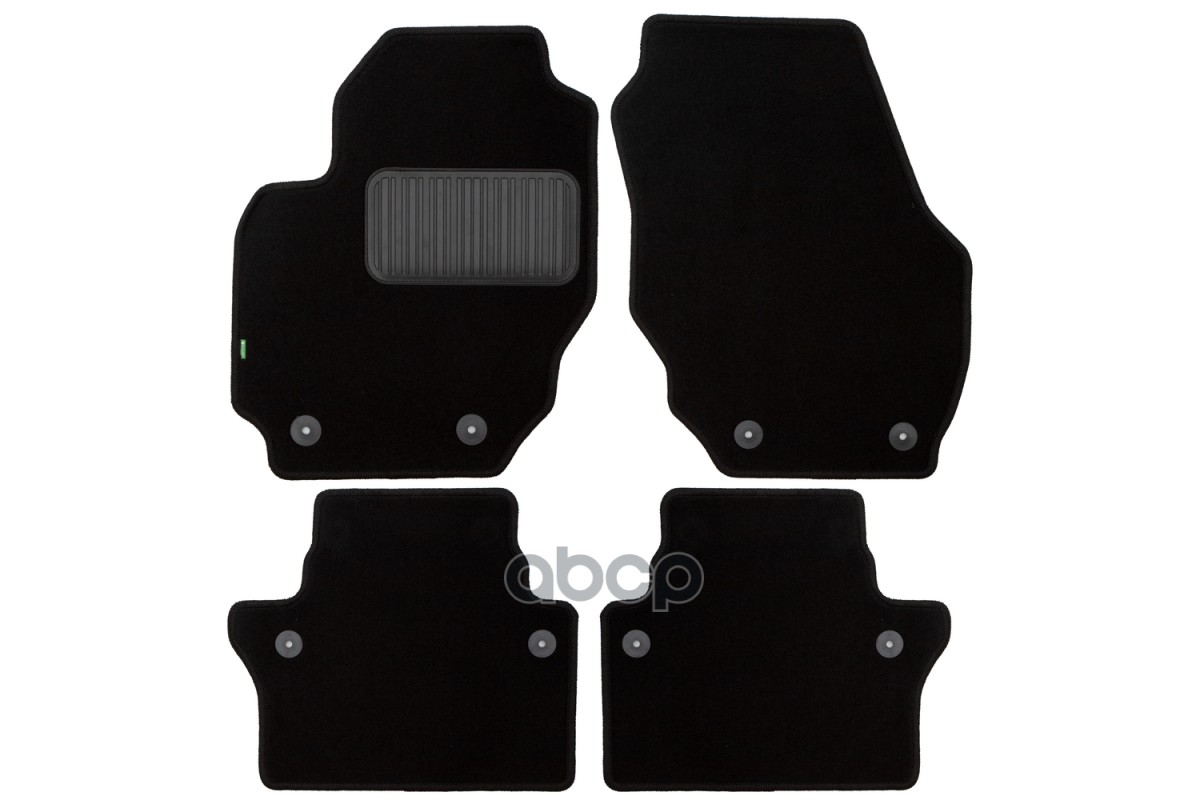 Коврики В Салон Klever Standard Volvo S80 Акпп 2006-2010, 2009-2013, 2013-2016, Сед., 4 Шт. (Текстиль) / Вольво С80 Klever ар...