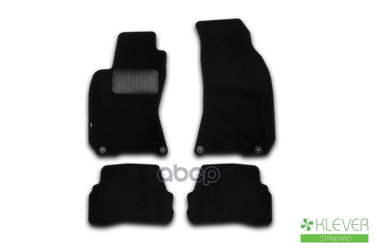 Коврики в салон Klever Standard VOLKSWAGEN Passat B5 АКПП 1996-2001, 2000-2005, сед., 4 шт. (текстиль) / Фольксваген Пассат K...
