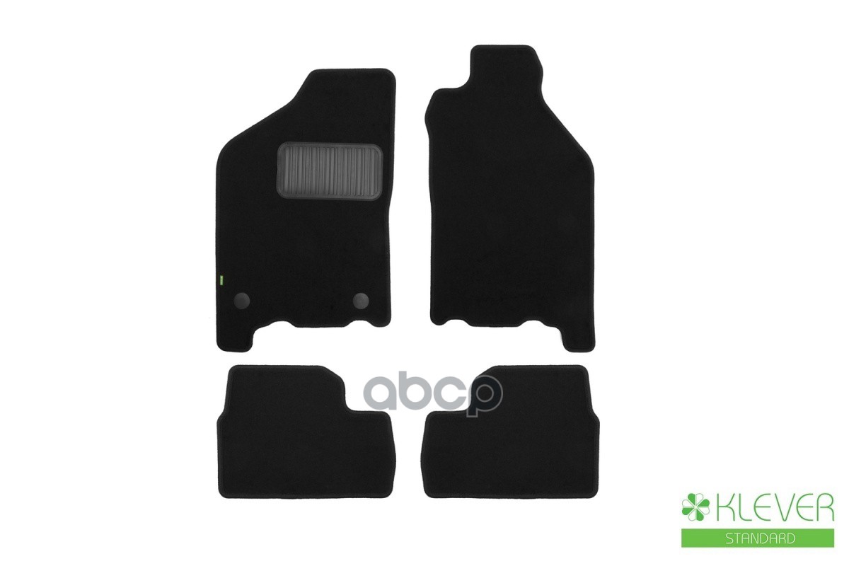 Коврики В Салон Klever Standard Ваз 2113 2004-2013, Хб., 4 Шт. (Текстиль) / Лада Klever арт. KLEVER02522601210kh