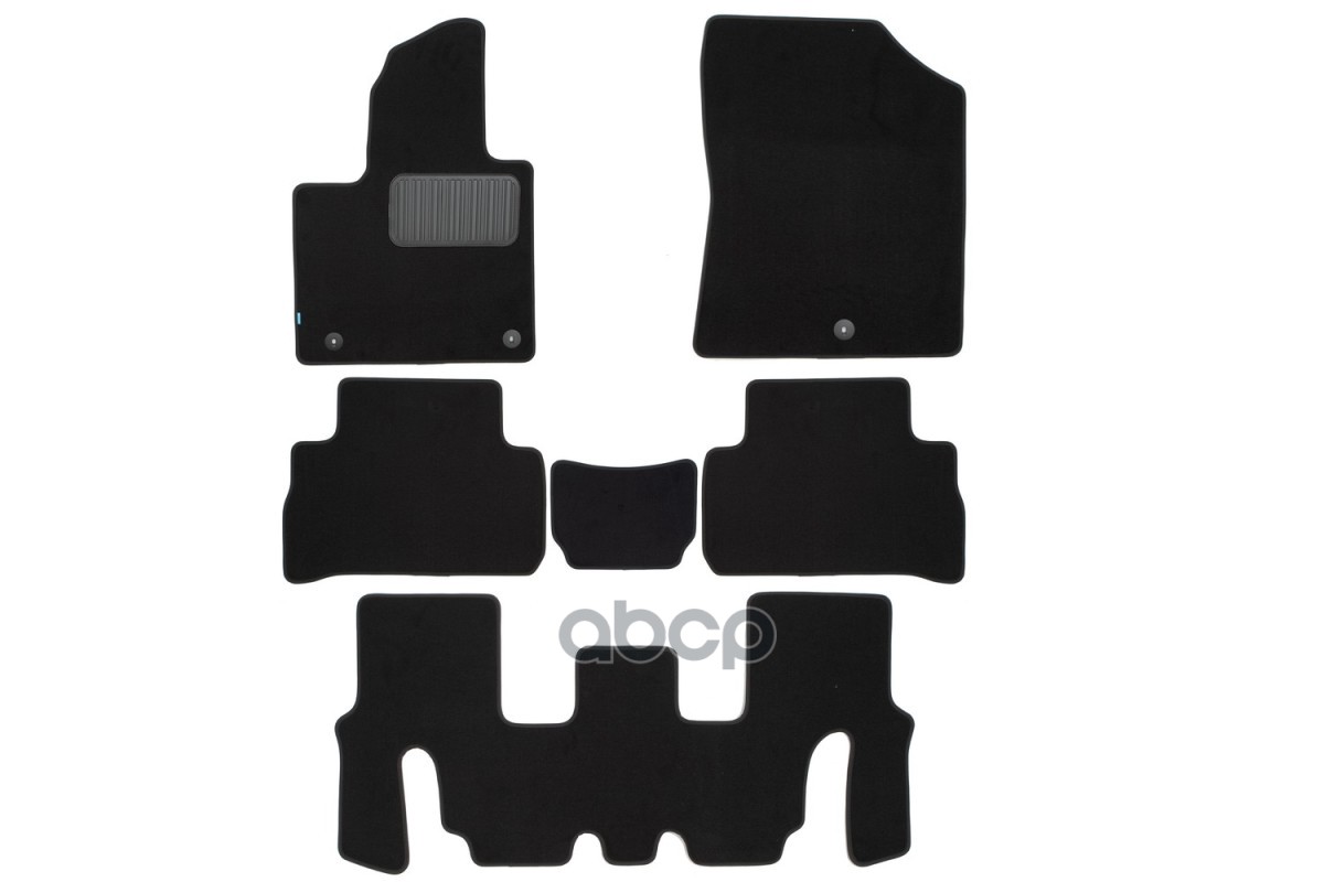 Коврики В Салон Klever Premium Hyundai Santa Fe 2021-, Кросс., 7Мест, 6 Шт. (Текстиль) / Хендай Санта Фе Klever арт. KLEVER03...