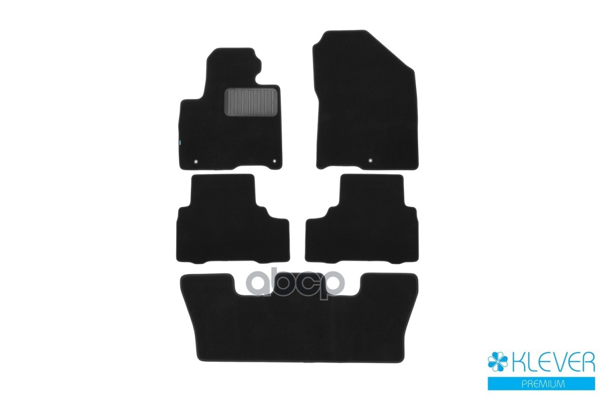 Коврики В Салон Klever Premium Kia Sorento Prime 2014-2017, 2017-2020, Кросс., 5 Шт. (Текстиль) / Киа Соренто Klever арт. KLE...