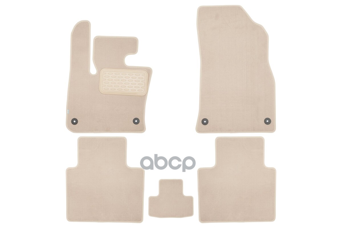 Коврики В Салон Klever Premium Geely Monjaro 2022-, Кросс., 5Шт. (Текстиль, Бежевые) / Джили Монжаро Klever арт. KLEVER040750...