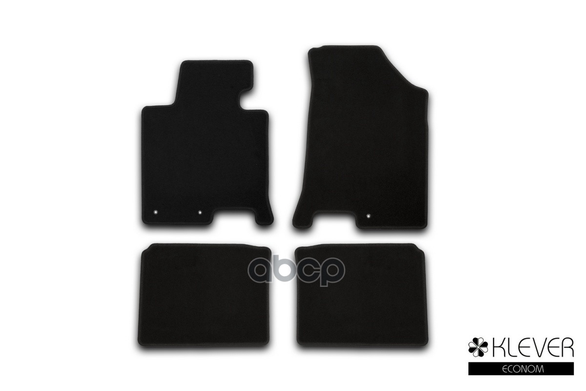 Коврики В Салон Klever Econom Hyundai I40 Акпп 2011-2015, 2015-2019, Сед., 4 Шт. (Текстиль) / Хендай Ай40 Klever арт. KVR0120...