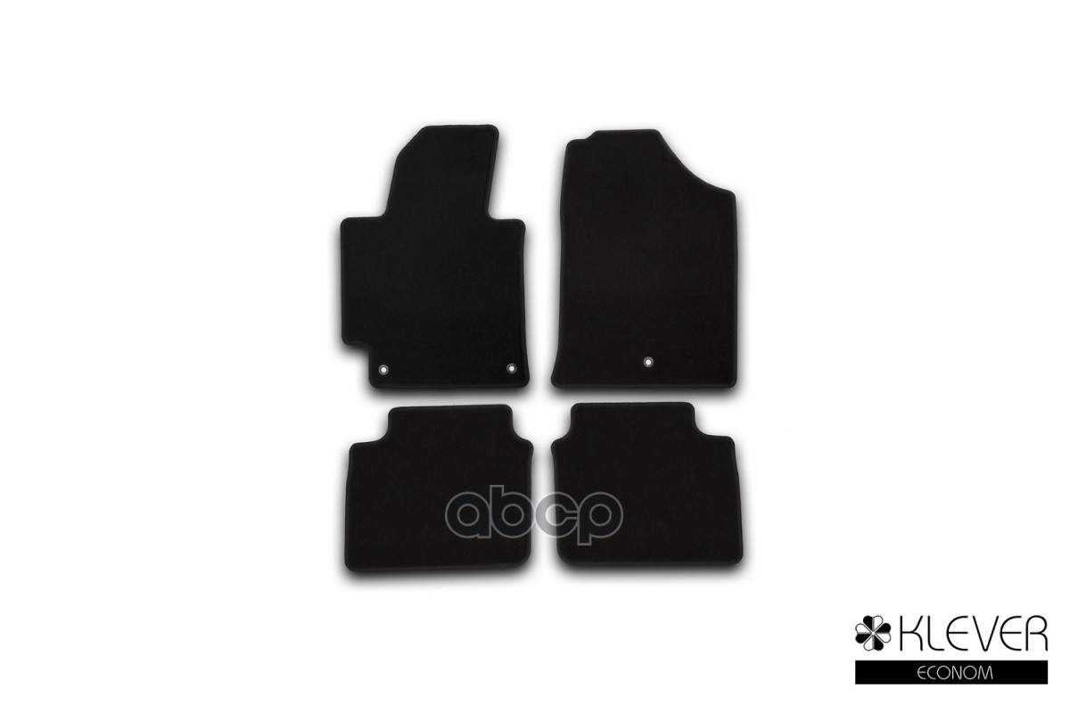 Коврики В Салон Klever Econom Hyundai Elantra 2013-2016, Сед., 4 Шт. (Текстиль) / Хендай Элантра Klever арт. KVR01205601200k