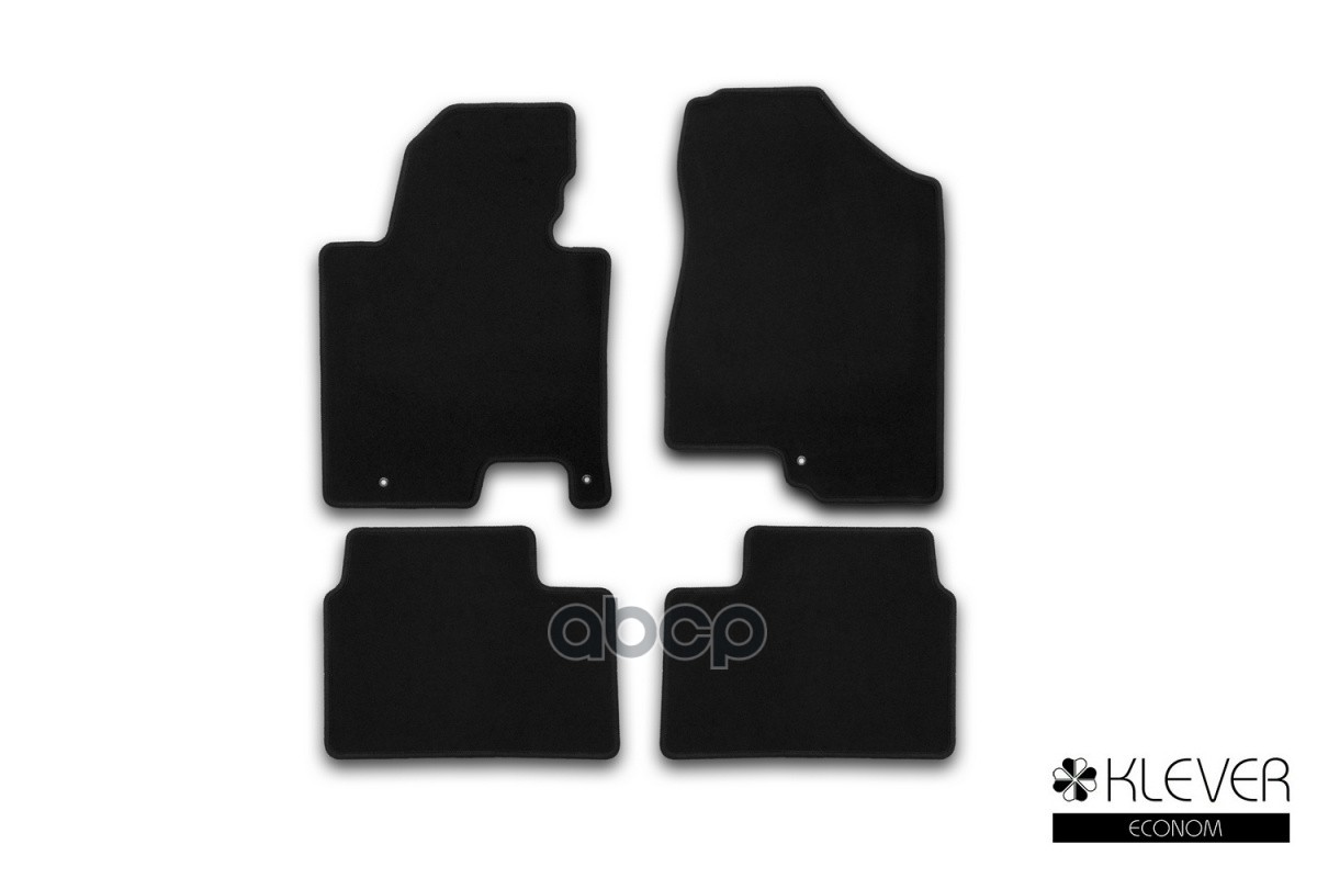 Коврики В Салон Klever Econom Kia Ceed Акпп 2012-2015, 2015-2018, Хб., Ун., 4 Шт. (Текстиль) / Киа Сид Klever арт. KVR0125450...