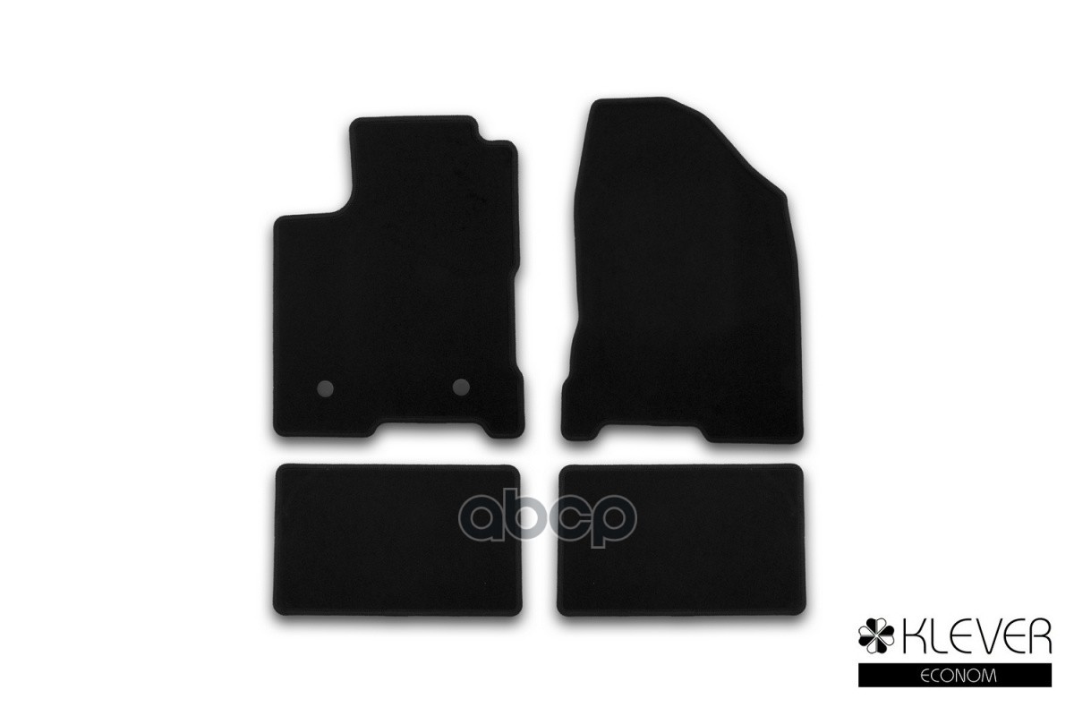 Коврики В Салон Klever Econom Lada Vesta 2015-, Сед., 4 Шт. (Текстиль) / Лада Веста Klever арт. KVR01523301200k
