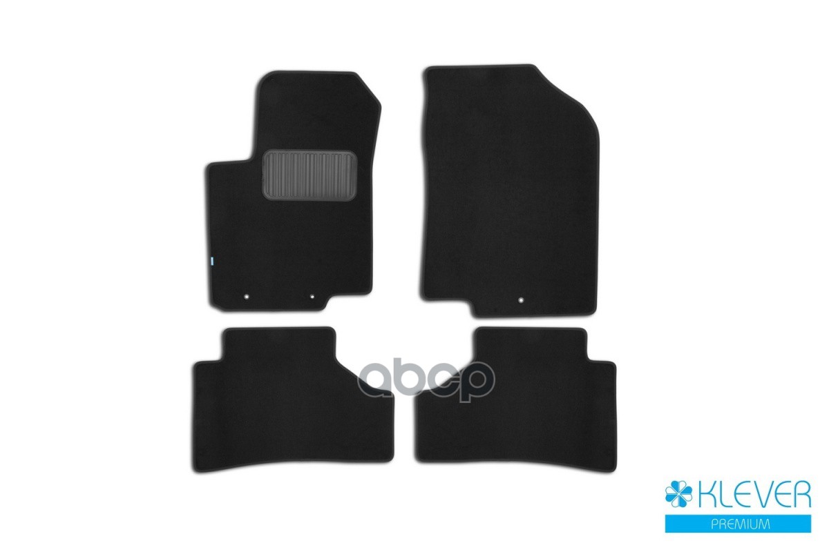 Коврики в салон Klever Premium HYUNDAI Solaris 2010-2014, 2014-2017,, хб., сед., 4 шт. (текстиль) / Хендай Солярис Klever арт...
