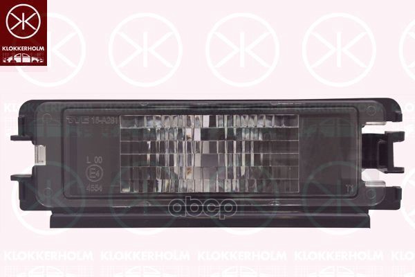 Фонарь Подсветки Н/Знака Dacia - Logan Ll  10.12- Klokkerholm арт. 13020850