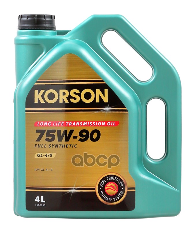 75W-90 FULL SYNTHETIC GL-4/5 4л (синт. транс. масло.) Korson арт. KS00032
