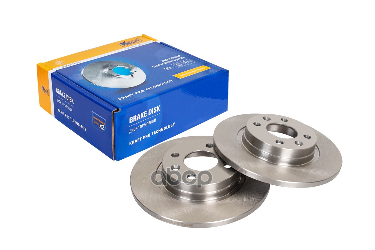 Диск тормозной передний Renault Logan (04-) с ABS OBERKRAFT, шт KRAFT kt016029 Kraft арт. kt016029