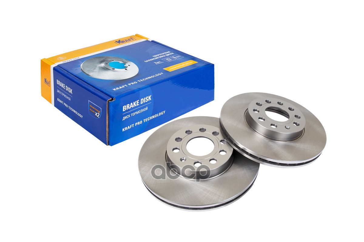 Диск Тормозной Передний Audi A3 (04-13) 1.4-2.0 / Seat Altea (04-), Leon (05-) 1.0-2.0 Oberkraft Kraft Kt016042 Kraft арт. KT...