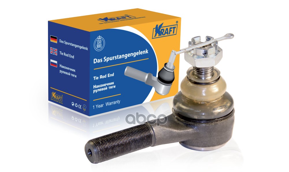 Наконечник рулевой тяги наружный короткий ВАЗ 21012107,2121, Niva Urban OBER KRAFT KT032280 Kraft арт. KT032280