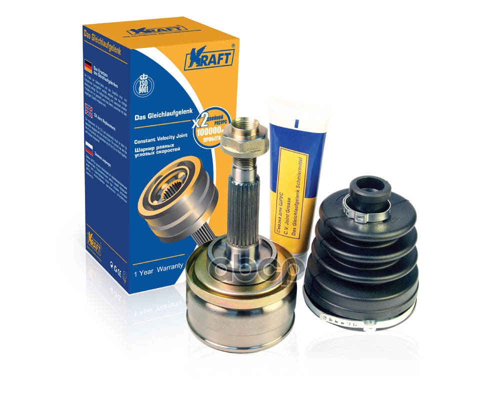 ШРУС наружный ВАЗ 2121,213 (шрус+смазка+ хомуты+стоп.кольцо+пыльник+пе KRAFT KT058868 Kraft арт. KT058868