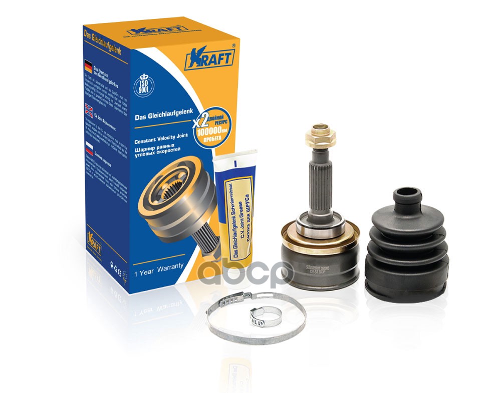 ШРУС - Шарнир наружный ВАЗ 2123 (Шевроле-Нива), Ni KRAFT KT058883 Kraft арт. KT058883