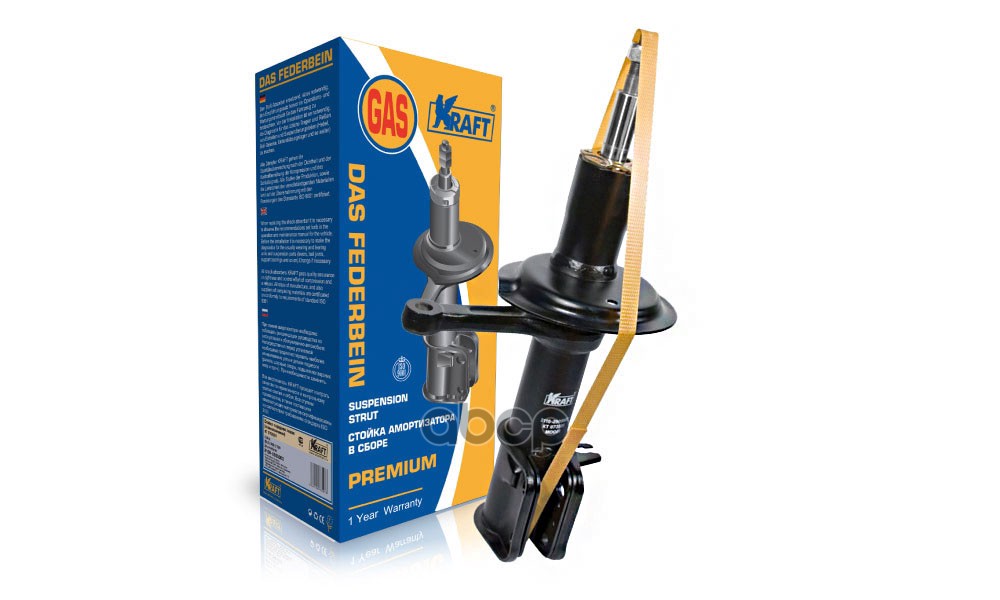 Амортизатор Передний (Стойка Левая В Сборе) Ваз 2108-099,2115 Разборная (Газовая) Kraft арт. KT073501