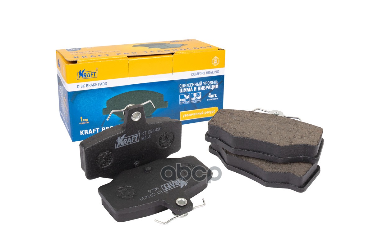 Колодки задние NISSAN Almera N16/Primera P11 KRAFT KT091430 Kraft арт. KT091430