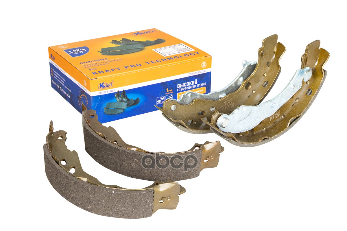 Колодки Барабанные Renault Logan/Clio/Sandero/Lada Vesta/ X-Ray Т/С B Kraft Kt091500 Kraft арт. KT091500