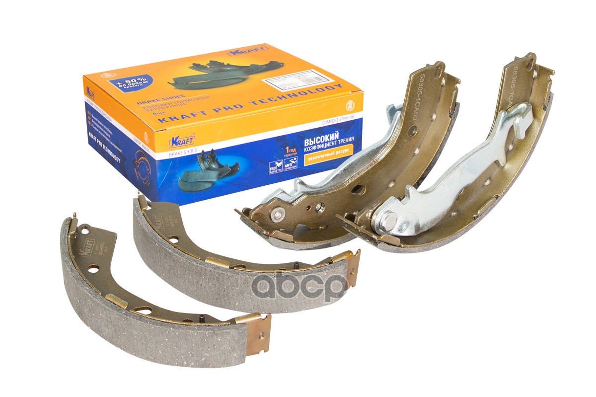 Колодки Барабанные Hyundai (Solaris Rb) (2010-) Kia (Rio Ub) (2011-) Kraft Kt091519 Kraft арт. KT091519